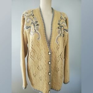 SK & Company Vintage Grandpa Sweater